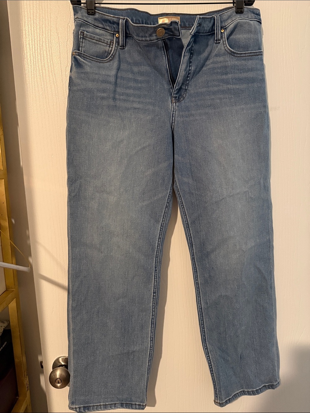 Kut from the Kloth Light Wash Straight-Leg Jeans